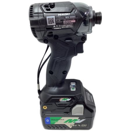  HiKOKI ハイコーキ コードレスインパクトドライバ 未使用品 WH36DC ブラック