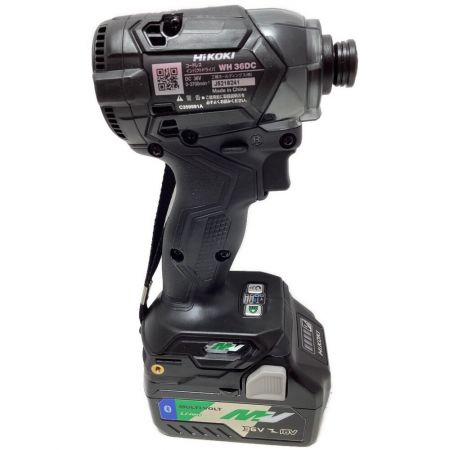  HiKOKI ハイコーキ コードレスインパクトドライバ 未使用品 WH36DC ブラック