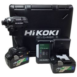 ΘΘ HiKOKI ハイコーキ インパクトドライバ 未使用品 付属品完備 WH36DC ブラック Sランク