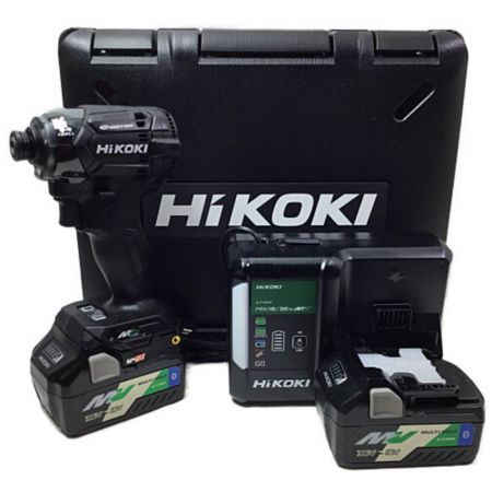  HiKOKI ハイコーキ インパクトドライバ 未使用品 付属品完備 WH36DC ブラック