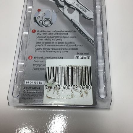  KNIPEX クニペックス  ハンドツール プライヤーレンチ 未使用品(S) 本体のみ 86 04 100