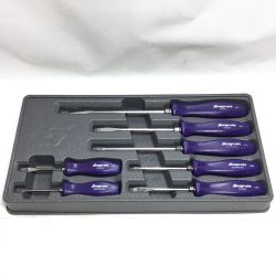 ΘΘ Snap-on スナップオン ハンドツール ドライバーセット 7本セット パープル Bランク