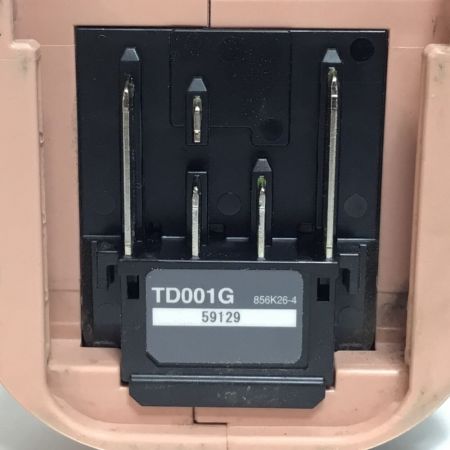  MAKITA マキタ インパクトドライバ 40v 充電器・充電池2個・ケース付 コードレス式 程度C TD001GDXFC ピンク