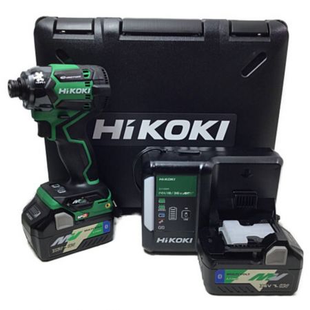  HiKOKI ハイコーキ インパクトドライバ 未使用品 付属品完備 WH36DC グリーン
