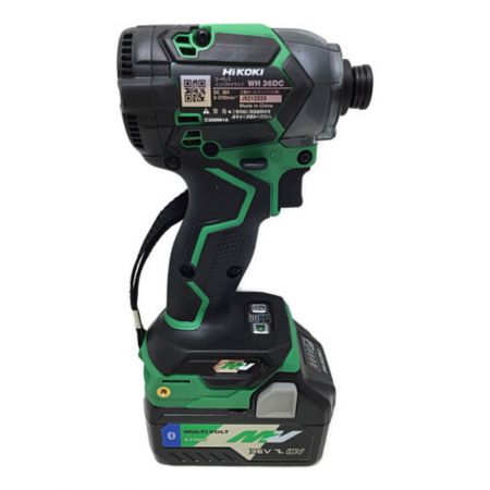  HiKOKI ハイコーキ インパクトドライバ 未使用品 付属品完備 WH36DC グリーン