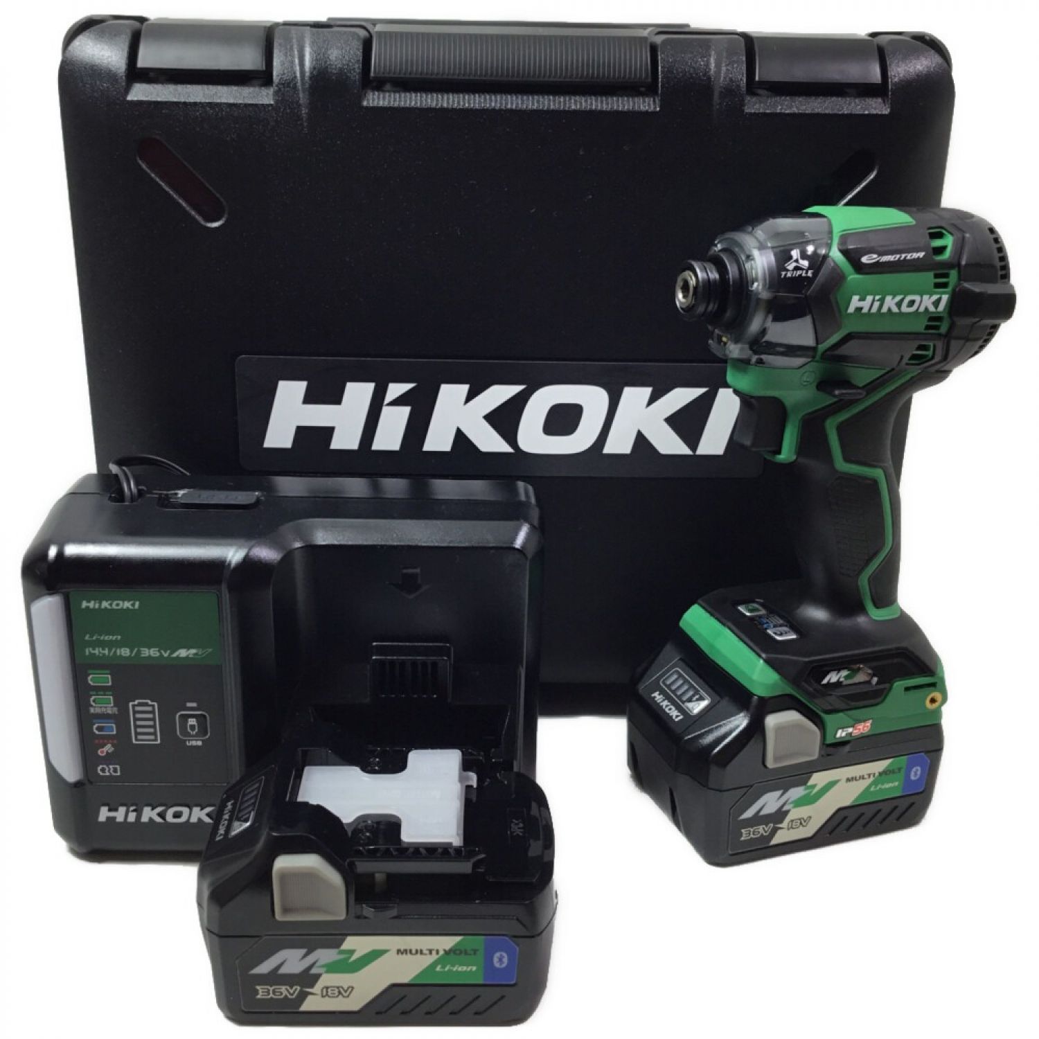 中古】 HiKOKI ハイコーキ インパクトドライバ WH36DC グリーン S