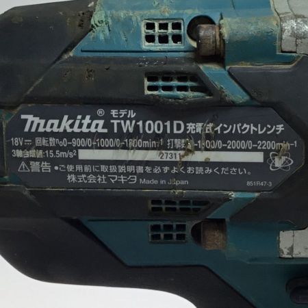  MAKITA マキタ インパクトレンチ 充電池1個付 使用感有 TW1001 グリーン