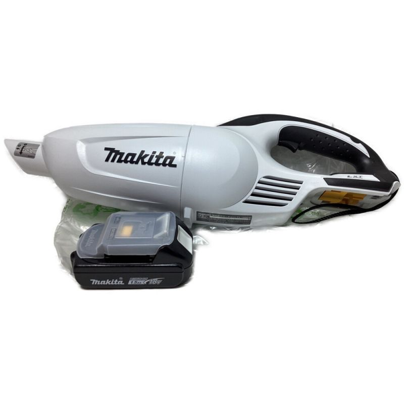 中古】 MAKITA マキタ 充電式クリーナー 充電器・充電池1個付 未使用品