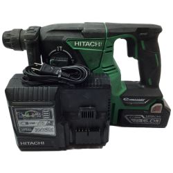 ΘΘ HITACHI 日立 コードレス式ハンマドリル 充電器・充電池1個付 DH18DBL グリーン Cランク