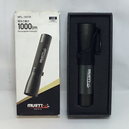  MUSTTOOL フラッシュライト 懐中電灯 未使用品(S) MFL-1001R