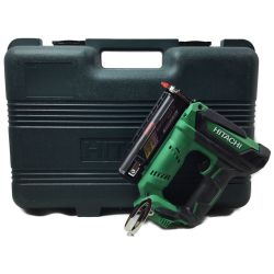 ΘΘ HITACHI 日立 ケース付釘打ち機 コード式 NP14DSAL グリーン Aランク