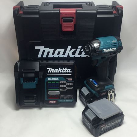  MAKITA マキタ インパクトドライバ 40v 未使用品(S) 付属品完備 TD002GRDX ブルー