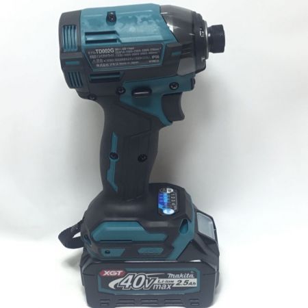  MAKITA マキタ インパクトドライバ 40v 未使用品(S) 付属品完備 TD002GRDX ブルー