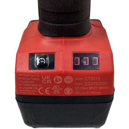  Snap-on スナップオン インパクトレンチ 未使用品 CTJ9015 レッド
