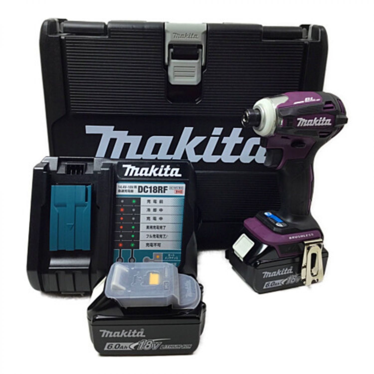 中古】 MAKITA マキタ インパクトドライバ TD172DGX パープル Sランク