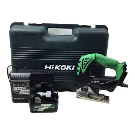  HITACHI 日立 ジグソー 充電器・充電池1個・ケース付 CJ18DSL グリーン