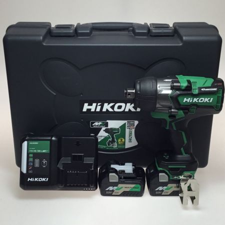  HiKOKI ハイコーキ インパクトレンチ 未使用品(S) 充電器・充電池2個・ケース付 コードレス式 36v WR36DA グリーン