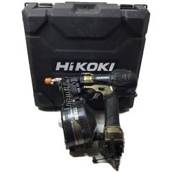 ΘΘ HiKOKI ハイコーキ エア釘打ち パワー切り替え機構付 高圧 50mm ケース付 NV50HR2 ゴールド Cランク