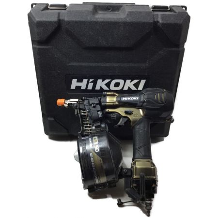  HiKOKI ハイコーキ エア釘打ち パワー切り替え機構付 高圧 50mm ケース付 NV50HR2 ゴールド