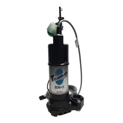 〇〇 川本製作所(KAWAMOTO) カワホープ 海水用チタン製水中ポンプ 2玉 自動型 単相100V 50Hz 未使用品 WUZ4-405-0.25SL Sランク