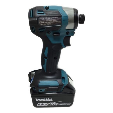  MAKITA マキタ インパクトドライバ 未使用品 付属品完備 ② TD173DRGX ブルー