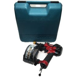 ΘΘ MAKITA マキタ エア釘打ち ケース付 高圧 50mm AN511HB レッド Bランク