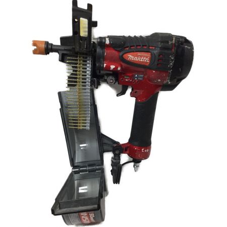  MAKITA マキタ エア釘打ち 高圧 ケース付 AN511HB レッド