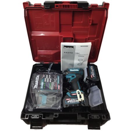  MAKITA マキタ インパクトドライバ 未使用品 付属品完備 TD002GRDX ブルー