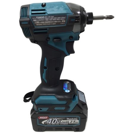  MAKITA マキタ インパクトドライバ 未使用品 付属品完備 TD002GRDX ブルー