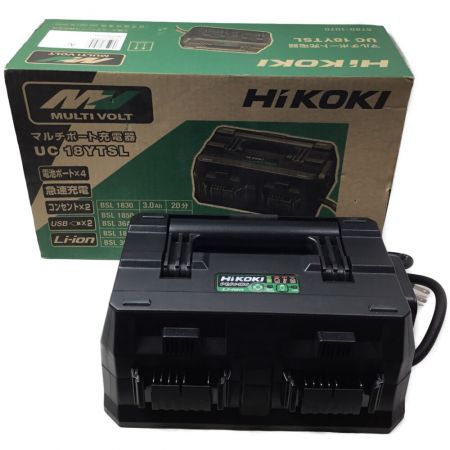  HiKOKI ハイコーキ 急速充電器 14.4v～18V対応 未使用品 UC18YTSL ブラック
