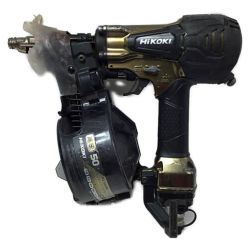 ΘΘ HiKOKI ハイコーキ エア釘打ち 高圧 本体のみ NV 50HR2 ゴールド×ブラック Cランク