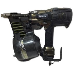 ΘΘ HiKOKI ハイコーキ ロール釘打機 高圧 本体のみ NV 90HR2 ゴールド×ブラック Cランク
