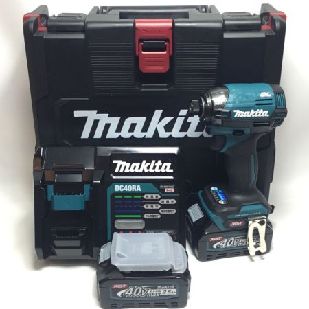  MAKITA マキタ インパクトドライバ 40v 未使用品 付属品完備 コードレス式 ② TD002GRDX ブルー