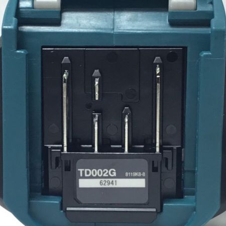  MAKITA マキタ インパクトドライバ 40v 未使用品 付属品完備 コードレス式 ② TD002GRDX ブルー