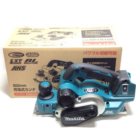  MAKITA マキタ 電動カンナ 82mm 18v 未使用品(S) KP181DZ グリーン