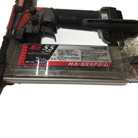  MAX マックス フィニッシュネイラ 汚れ有 ケース付き HA-55SF2 ブラック×レッド