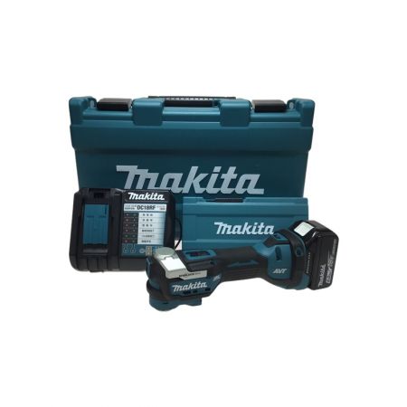  MAKITA マキタ マルチツール 18v 充電器・充電池1個・ケース・アタッチメント・取説付 TM52DRG グリーン