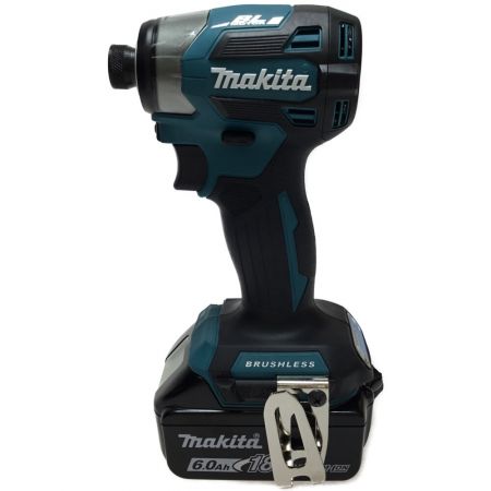  MAKITA マキタ インパクトドライバ コードレス式 18v 未使用品(S) 付属品完備 ① TD173DRGX ブルー