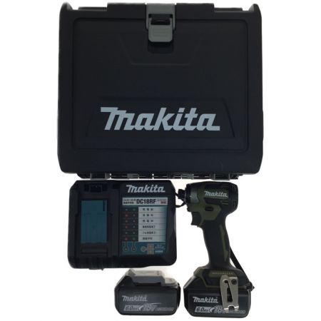  MAKITA マキタ インパクトドライバ 未使用品 付属品完備 TD173DRGX オリーブ