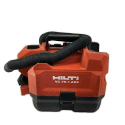 Hilti ヒルティ 集塵機  コードレス式 21.6v  本体のみ VC 75-1-A22 レッド Cランク