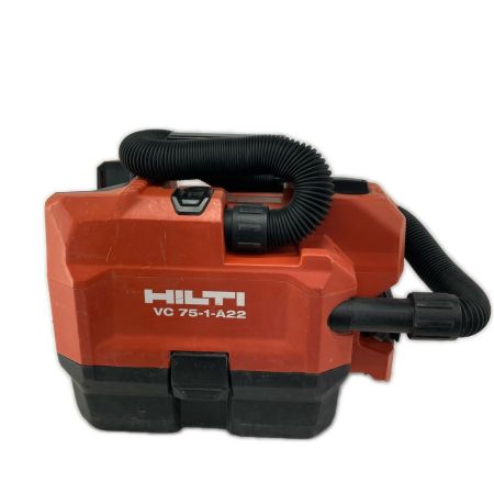 Hilti ヒルティ 集塵機  コードレス式 21.6v  本体のみ VC 75-1-A22 レッド