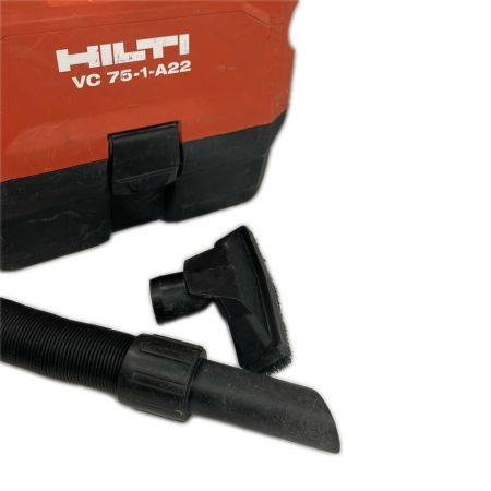 Hilti ヒルティ 集塵機  コードレス式 21.6v  本体のみ VC 75-1-A22 レッド