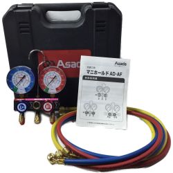 ΘΘ Asada マニホールド 未使用品 ケース付 R410A/R32 Sランク