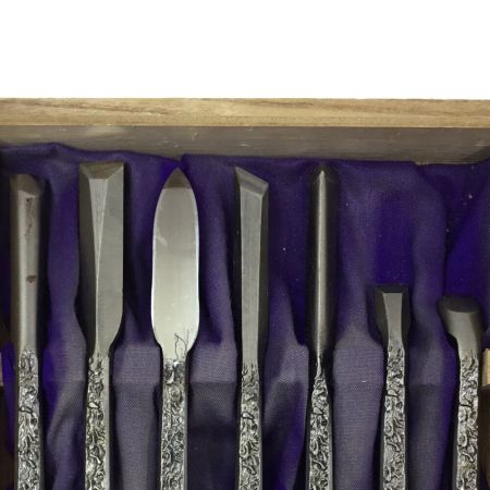  河清刃物 彫刻刀 龍木彫/彫刻共柄七本組