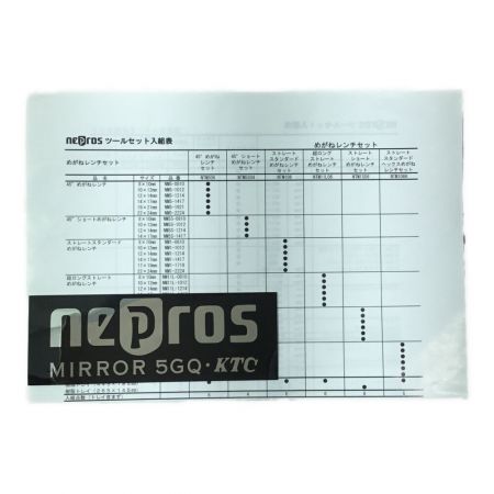  KTC ケーティーシー レンチセット 未使用品 NTM506