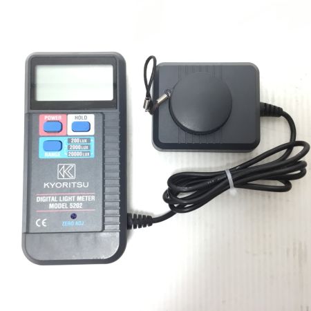  KYORITSU 共立電気計器 光度計 5202 ブラック