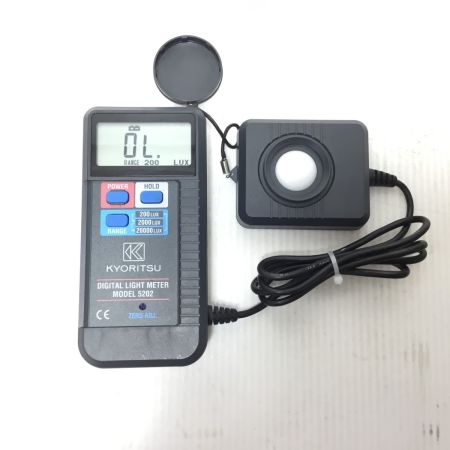  KYORITSU 共立電気計器 光度計 5202 ブラック