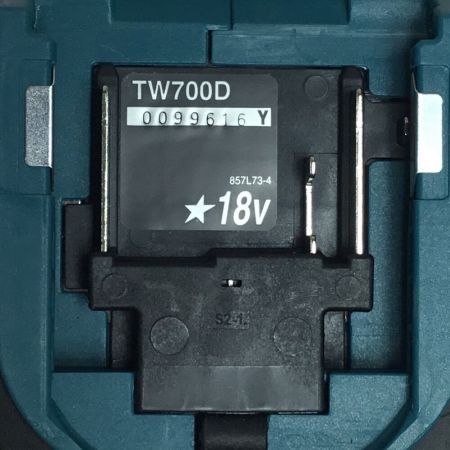  MAKITA マキタ インパクトレンチ 18v 未使用品 本体のみ TW700DZ ブルー