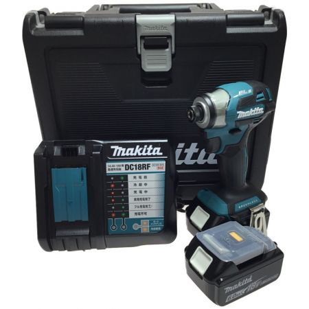  MAKITA マキタ インパクトドライバ 未使用品 付属品完備 ① TD173DRGX ブルー