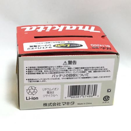  MAKITA マキタ 工具 電動工具 ライトバッテリー 未使用品(S) 14.4v ② BL1420G